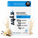 Plant Based Protein, Vanilla, 20g Vegan Protein, Clean Pea Protein Powder for Recovery Support for Active Outdoor Lifestyles, Monk Fruit Sweetener, Dairy Free, Gluten Free, 1.75 lb