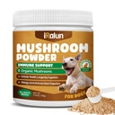 Mushroom Powder for Dogs - Organic Turkey Tail Mushroom for Dog – Mushroom Complex with Shiitake, Reishi - Mushroom for Dogs - Boosts Immunity, Supports Digestion, Enhances Overall Health, 3.53 oz
