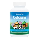 NaturesPlus Animal Parade Calcium, Vanilla Sundae Flavor - 90 טבליות Chewable בעלי חיים - מקדם עצמות בריאות - טבעוני, גלוט חינם - 90 לשרתים מלאים
