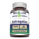 פורמולה מדהימה Astragalus (מ-Astragalus Membranaceus Plant Root) | 2000 תוסף Mg; קפסולת צמחונית | Non-GMO | Gluten-Free | Made in USA (1 Pack | Count) 120