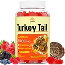 טורקיה Tail Mushroom, טורקיה Tail (100% פרי גוף, 40% גלוקוז Betacans) להוסיף Black Pepper, mushroom חניכיים עבור Gut, אנרגיה, המוח ו Immune תמיכה, מעורב Breries Flavor