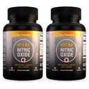 Vital Nitric Oxide Supplements for Men - Workout Booster Supplement for Men - Nitrous Oxide Boost Blood Flow, Blood Pressure, Energy & Workout Performance with L Arginine L Citruline-60 Days Supply