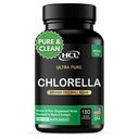 Chlorella קפסולות 3000 מ"ג - Scracked Cell Wall Blue Algae תוסף - Best Natural Detox ניקויse - צמחי ויטמין מינרלים אבקת חלבון Chlorophyll טבעוני גלולות - מיוצר בארה"ב