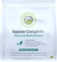 Wholistic Pet Organics Equine Complete: Horse Multivitamin for Total Body Health - תוספת סוסים עם ויטמינים, מינרלים, Prebiotics, Probiotics, Antioxidants ועוד - 4 Lb