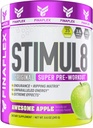 FINAFLEX STIMUL8 Original Super Pre-Workout, Awesome Apple - אנרגיה, כוח וסוף לגברים ונשים - עם Caffeine, Beta-Alanine & ויטמין C - 35 משרתים