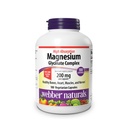 Webber Naturals Magnesium Glycinate Complex 200 mg, 180 Vegetarian Capsules, High Absorption Formula, Supports Bones, Heart, Muscles & Nerves, One-per-Day Magnesium Complex, Vegan