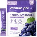 Venture Pal Sugar Free Electrolyte אבקת Packets - נוזל יומי הרביעי לשתות לערבב עבור הידרה מהירה & Party Recovery | 5 ויטמינים ו 7 אלקטרוליטים