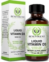 Benevolent Nourishment ויטמין D3 Drops 5000 IU - Potent & יעיל 1000 IU ל Drop - תוספת מהירה Absorbing נוזל דיאטה - 100% אלכוהול וגלוט חינם