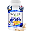 Shiny Leaf Methylated Bariatric Multivitamin ללא ברזל - ויטמינים עבור Gastric Bypass & Op, 1 יומית קפסולה W Methylated Folate, B12, A, C, D, K & More. Vegetarian, Soy-Free, USA Made (90 Ct).