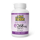 Natural Factors, Clear Base Vitamin E 400 IU, Antioxidant Support for Cardiovascular and General Health, 60 softgels (60 servings)
