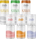 LEILO | Kava Powered Sparkling Reduction[עריכת קוד מקור | עריכה] Variety Sampler 6-Pack - Non-ALC Calming Beverage - כולל (3) Classic & (3) Mocktail Flavors | 12 fl oz Cans (Pack of 6)