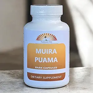 Generic Muira Puama Bark Powder Capsules 500mg - 240