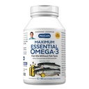 ANDREW LESSMAN מקסימום אומגה 3 Mint - 180 Softgels - Ultra-Pure, שמן אומגה 3 גבוה. DHA גבוה, No Stomach Upset, No Contaminants, No Mercury. קל ל-Swallow Softgels