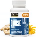 ZAX'S Bruise ויטמין Pharmacist פיתחה תוספי Bruisings Potent Bruising Swelling צמצם, Zinc, ויטמין K, D3, Ascorbic Acid, Citrus Bioflavonoids, 60 Caps, משלב Arnica Bruise Cream Cream Cream Cream Cream Cream