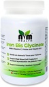 Gentle Iron Supplement for Adults I Iron bisglycinate with Vitamin C, B12, Folic Acid I Supports Red Blood Cell Formation & boosts Immunity - 90 Vegeterian Capsules, Gluten Free