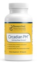 דיאטות מחקר Circadian PM - מקדם מערכת עצבית בריאה, תגובה יסטמין ולילות של שלום עם L Theanine, 5 HTP, Valan Root & GABAs (90 קפסולות)