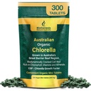 Biogenesis אורגני Chlorella מיני טבליות - 300 הרוזן (200 מ"ג) | אוסטרלים Grown | Rich in Chlorophyll, ויטמינים ומינרלים | תומך באנרגיה ובאינטימיות | מיני טאבלטים טבעוניים