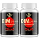 DIM עבור גברים 750MG - הורמון איזון, תמיכה אסטרוגנית לגברים, DIM תוסף, Detox, Vitality & Fitness Performance -Chrysin & Black Pepper לחלץ, 60 קפסולות (2 בקבוקים)