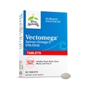 טרי באופן טבעי Vectomega - תוספת עם EPA & DHA - אומגה 3 טבליות עבור Brain & Heart Health תמיכה - תוספת תזונתית עם חומצות שומן חיוני ו פפפטידים - 60 טבליות