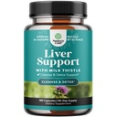 Liver ניקוי Detox & תיקון 180 קפסולות - Herbal Liver תומך חלב תוספת חלב Thistle - Silymarin Milk Thistle תוספים עם Dandelion Root, Choline, Beetroot & Artichoke Extractt Extractt Extractture