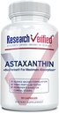 מחקר המאומת Astaxanthin - Powerful Antioxidant, Fights Free Radicals, תומך עור, מוח, עיניים והלב - Zinc RDA, ויטמין E, BioPerine - 30 קפסולות - Non-GMO, Made in the USA