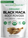 אורגני, Raw Provian Black Maca Root אבקת - Premium USDA מוסמך, אידיאלי עבור גברים ונשים, Boost Workouts, לשפר את התאוששות השרירים, Non-GMO, Superfood, 16 oz