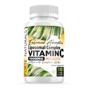 ויטמין C 1500 מ"ג Liposomal C מורכב תוספת עם קפסולות Sunflower Lecithin תוספי Clogged Milk Sunflower Lecithin 180 קפסולות לחגוג ויטמינים