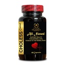 Natural Choless Control Supplement | Niacin, Garlic, Cayenne, Guggul & Policosanol Capsules for Healthy Lipid Balance & Daily Wellness Routine - 1 Bottle 60 Capsules
