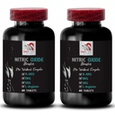 Nitric oxide - NITRIC OXIDE BOOSTER - nitric oxide supplements for men, nitric oxide booster supplement, fitness focus, A-AKG, OKG, GKG, strength support, workout recovery 2 Bottle 120 Tablets
