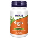 תוספי מזון עכשיו, Garlic Oil 1500 מ"ג, גודל שירות שווה לכל Clove Garlic, 100 Softgels