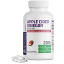 Bronson Apple Cider Vinegar 3000 MG כדי לשרת כוח נוסף - Non-GMO, 200 טבליות צמחוניות
