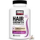 ראשי התיבות של FACTOR Hair Accelerator Multivitamin for Women & Men, with Lustriva, Biotin, Horsetail & ויטמין A, B12, C, D & E for Thicker Hair, Healthier Skin & Nails, 90 קפסולות