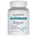 TRANSFORMATION THE GENESIS OF GOOD HEALTH Enzyme - Digest Wellness Supplement Capsules, Supports Digestive & Immune System Health, Aids Digestion of Lipids to Enhance Performance of Pancreas and Liver
