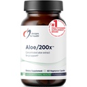 עיצובים לבריאות Aloe/200x - 200 מ"ג Aloe Vera Extract - תוספת גבוהה של Aloe Leaf לתמיכה GI - Non-GMO, גלולות צמחוניות (60 קפסולות)