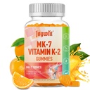 ויטמין K2 MK-7 Gummies 100mcg, תוספת כוח K2 ויטמין תוספת תמיכה העצם ו-He-Art, Chewable Natural Orange Flavor, Non GMO, טבעוני, 60 מסטיקים