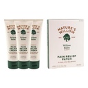 Nature's Willow Willow Balm Cream (3-Pack) & Relief Patches Bundle | Willow Bark & Menthol | Muscles & Joints | No Artificial Fragrances & Dyes