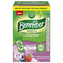 Benefiber Prebiotic Fiber Supplement Powder, Berry Fusion, 24 Stick Packs