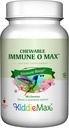 Maxi Health Chewable Immune Support Booster בלנדר, ויטמין C, Elderberry, Zinc, Epicor, Glutathione - Immuno-O-MAX - ויטמין Chewable לילדים ומבוגרים - 60 Cherry Flavored Chewable Tablets