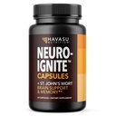 NeuroIGNITE Brain Supplements for Memory and Focus - 60 Count - Nootropics Brain Support Supplement with St. John's Wort, גינקו בילובה, Bacopa, Phosphatidylserine - non-GMO כמוסות, 2-Month Supply אספקת אספקה