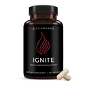 Ignite - Thermogenic Fat Burner & Nootropic - Weight Loss, Appetite Suppressant, Metabolism Support - Focus & Energy Support - BioPerine® for Enhanced Absorption (60 Capsules)