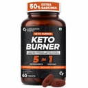 Carbamide Forte Keto Fat Burners for Men | 5-in-1 Fat Burners for Women with 600mg Garcinia Cambogia | Fat Burner Supplement May Support Fat Metabolism & Energy | Weight Loss for Women & Men - 60 Tablets