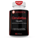 Blood Circulation בריאות תוספת לבריאות וטרינרית - L-Arginine, ג'ינג'ר Root, הותורן ודיוסמין Cardiovascular תוסף - Natural Circulation תוספי - 90 קפסולות על ידי Neonutrix