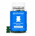 BEARVANA Peach תומך חניכיים עבור נשים | תוספי צמחי עם 9 הבוטנים כולל Maca Root, Fenugreek & ג'ינג'ר | ויטמינים חיוניים | ברי פלפור | 60 מסטיק