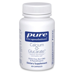 Pure Encapsulations Calcium-D-Glucarate, 60 Capsules
