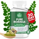 מרינגה קפסולות, 800 מ"ג אורגני Moringa Oleifera Leaves אבקת Superfood Greens Pure Moringa Pills הוא טבעוני, non-GMO אנרגיה להגדיל ולשמור תוספת בריאה
