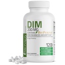 Bronson DIM תוספת 200 MG Diindolymethane עם bioPerine עבור Absorption משופרת, Estrogen metabolism ושומר על רמות הורמוני איזון, 120 קפסולות צמחוניות