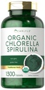 Carlyle Organic Chlorella Spirulina Tablet | 1300 | 50/50 בלנדר | Non-GMO ו- Gluten Free Supplement