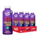 Yogabar 31g Double Chocolate Protein Shake (6 Bottles).- 31g Protein per Serve, No Added Sugar - Low Fat, High Calcium, Ready-to-Drink Milkshake – 250ml Bottle (Pack of 6)
