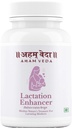 Ayurvedic Lactation Enhancer Capsules | Shatavari + 9 Herbs for Breastfeeding Mothers | Supports Healthy Milk Supply Naturally | 100% Herbal Supplement, No Added Sugar | 60 Veg Capsules, by AhamVeda