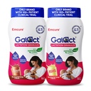 Galact Lactation Granules 400g X 2 | India's Only Brand with 100+ Patient Clinical Trial | Lactation Supplement for Breastfeeding | 4X Milk Boost | Shatavari & 6 Herbs | 40 Days | Chocolate + Kesar